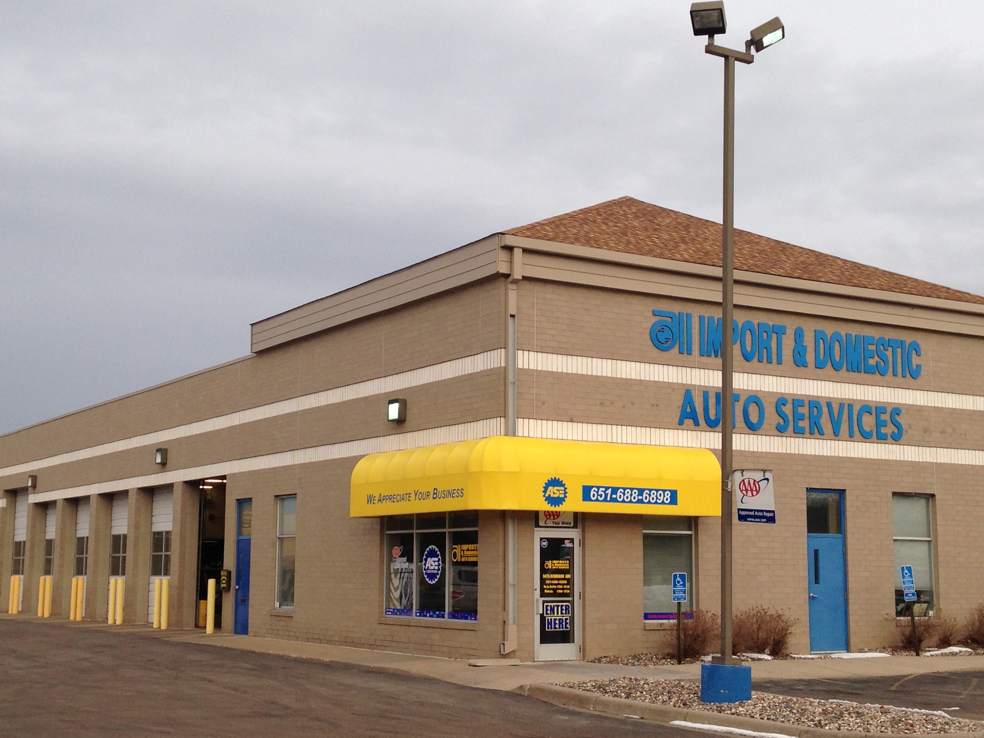Welcome to All Imports and Domestic Auto Service in Eagan, MN 55123